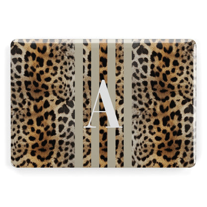 Personalised Leopard Stripes Apple MacBook Case