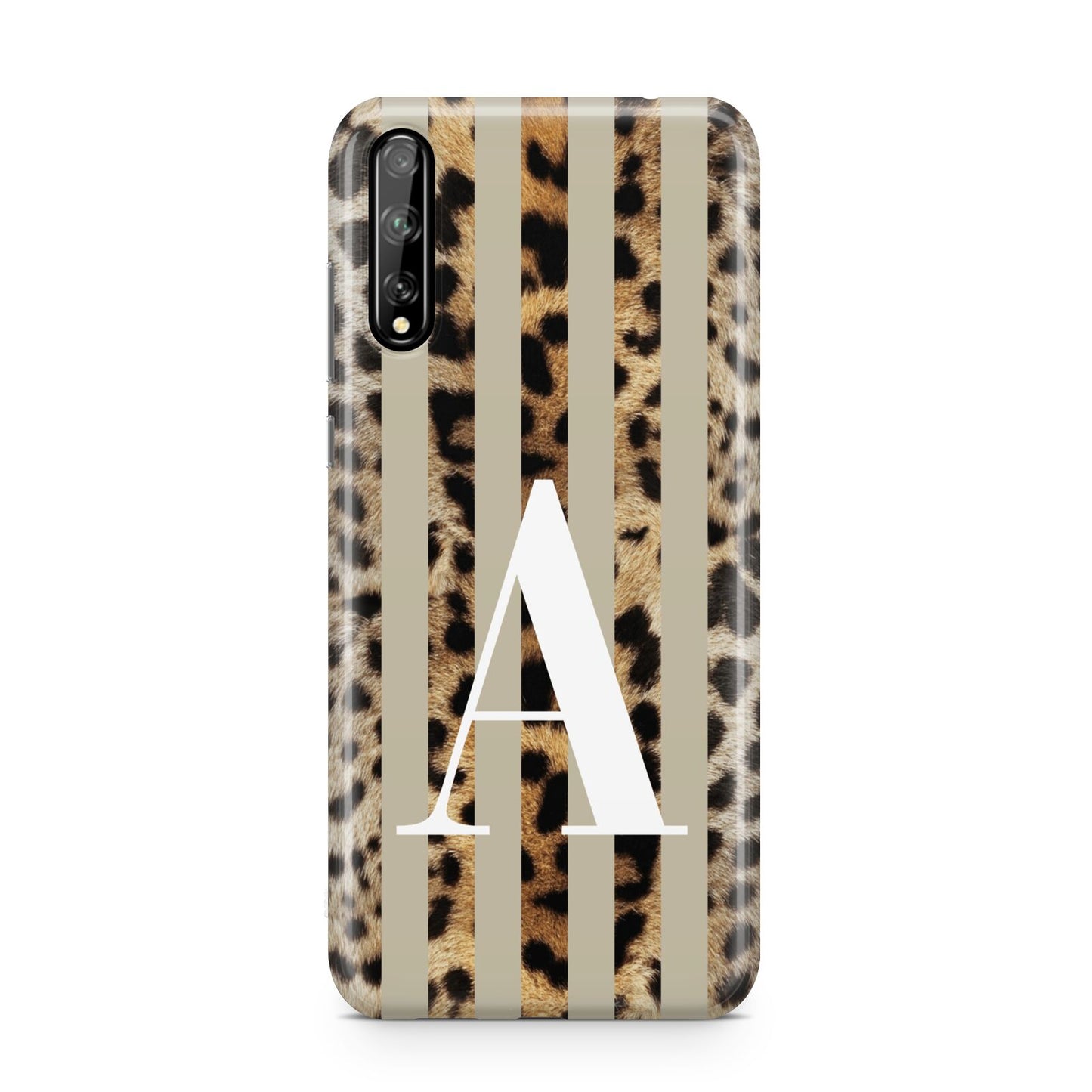 Personalised Leopard Stripes Huawei Enjoy 10s Phone Case