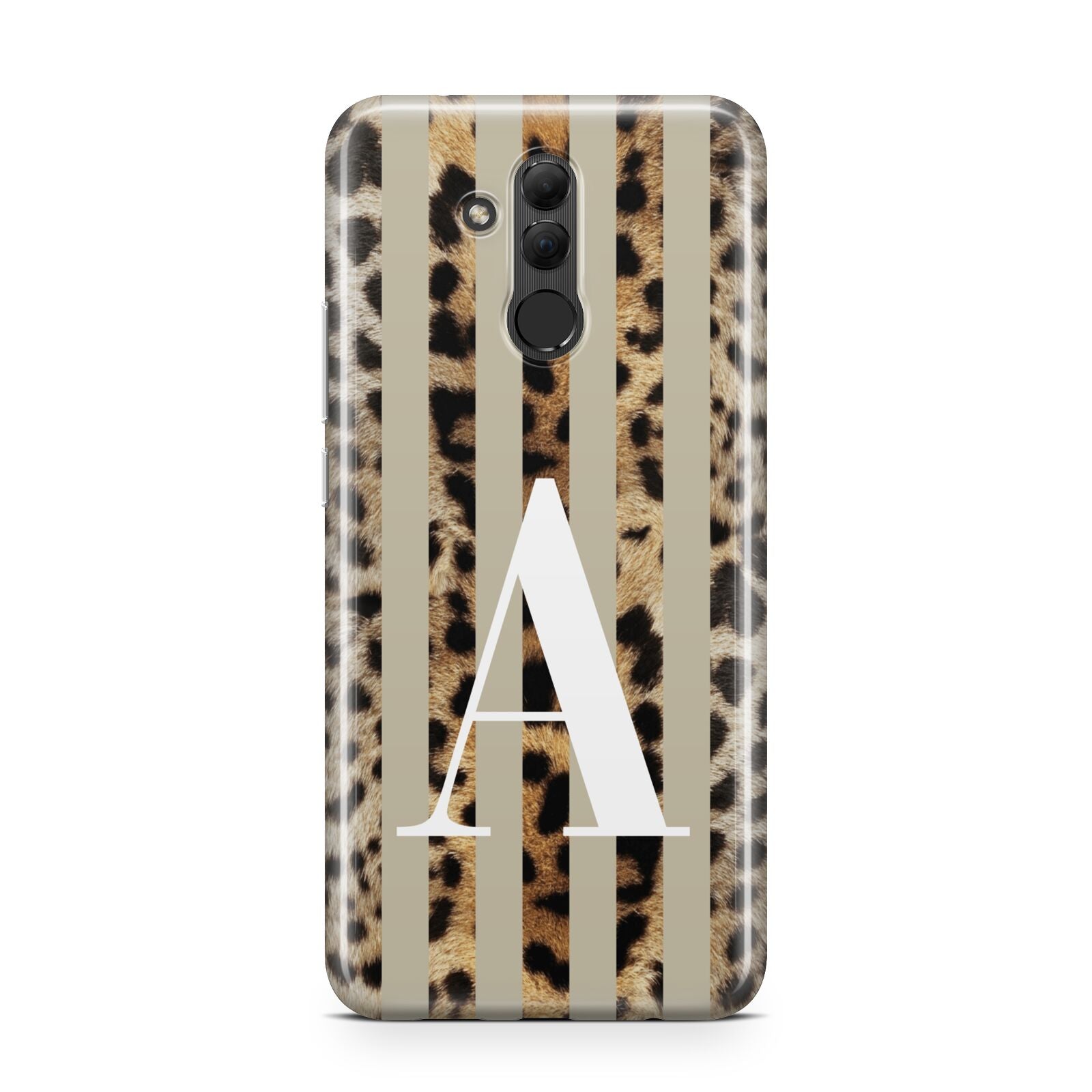 Personalised Leopard Stripes Huawei Mate 20 Lite