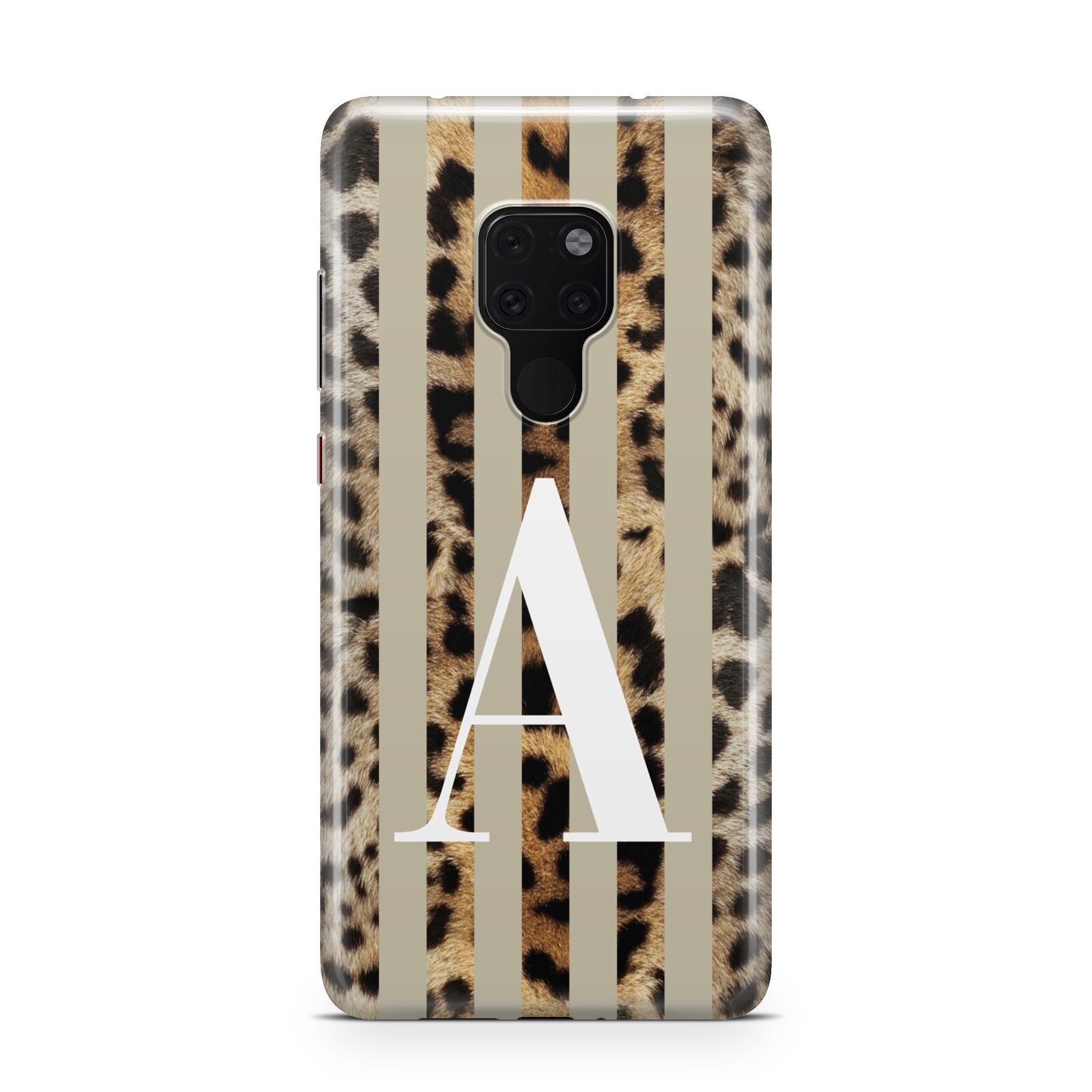 Personalised Leopard Stripes Huawei Mate 20 Phone Case