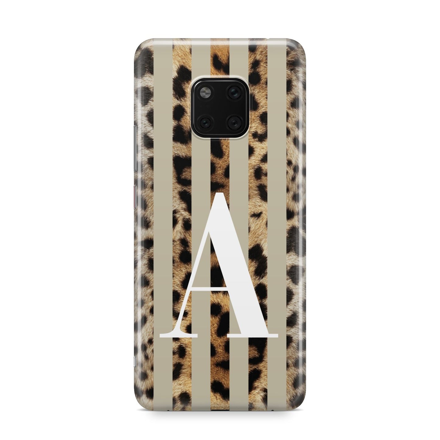 Personalised Leopard Stripes Huawei Mate 20 Pro Phone Case