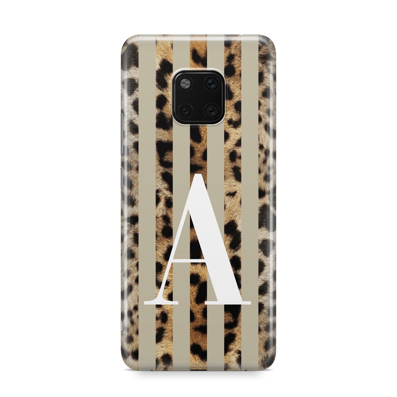 Personalised Leopard Stripes Huawei Mate 20 Pro Phone Case