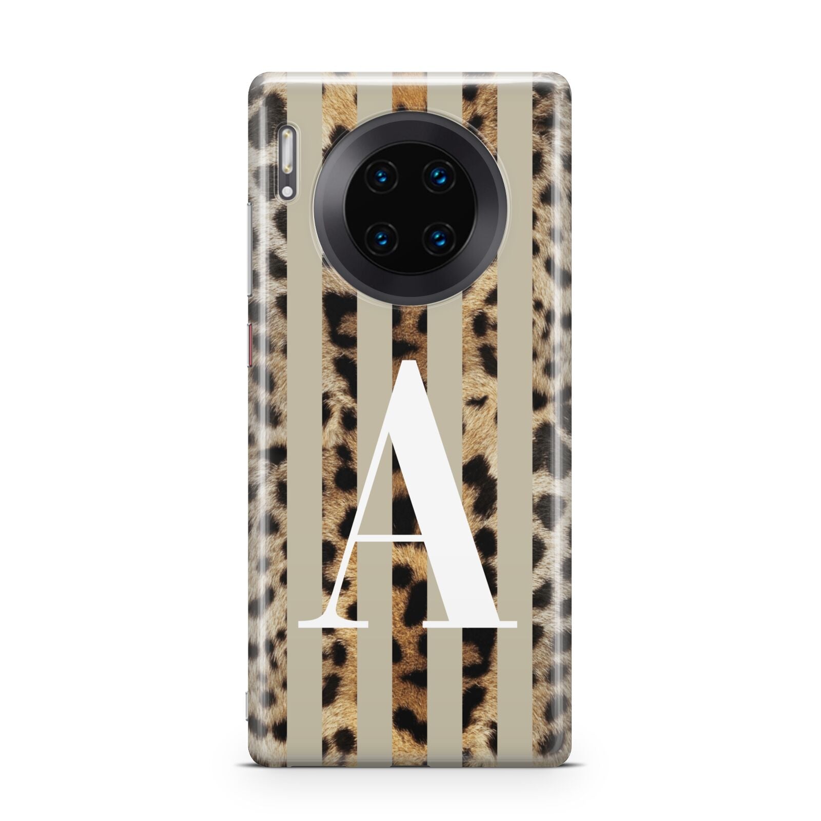 Personalised Leopard Stripes Huawei Mate 30 Pro Phone Case