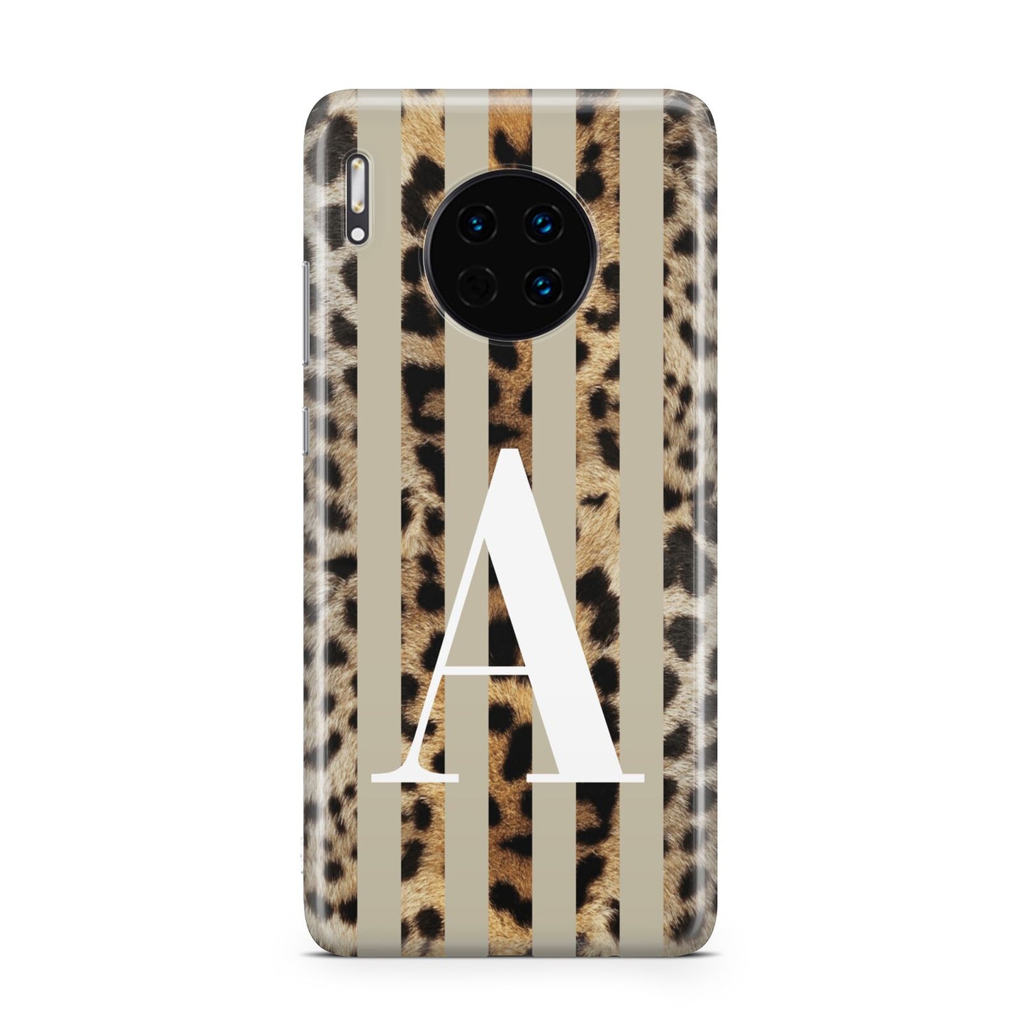 Personalised Leopard Stripes Huawei Mate 30