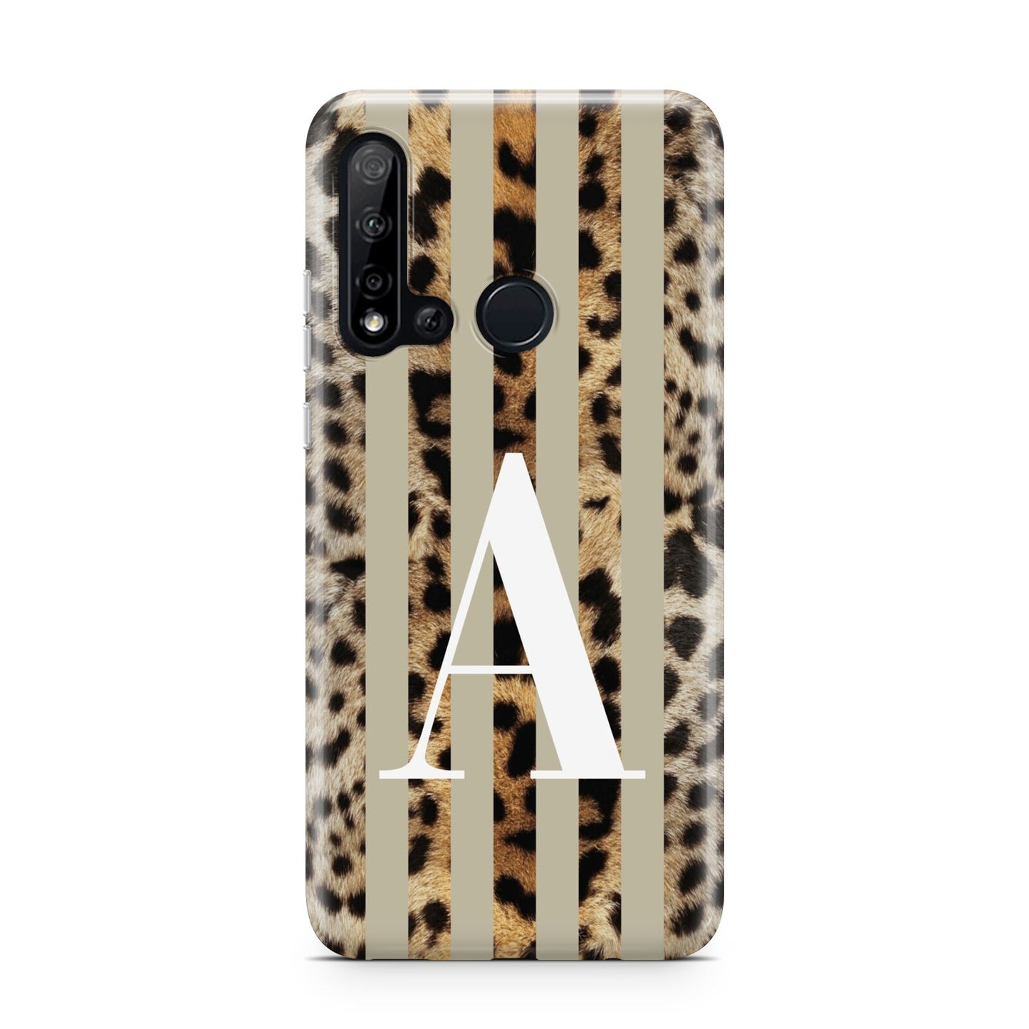 Personalised Leopard Stripes Huawei P20 Lite 5G Phone Case