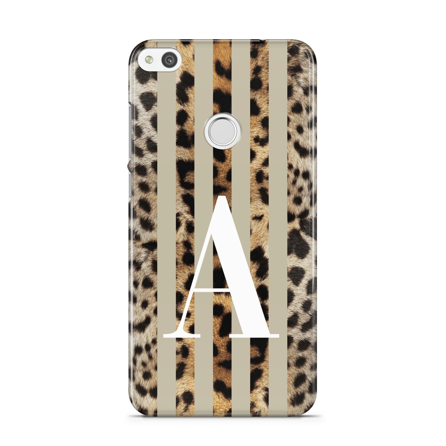 Personalised Leopard Stripes Huawei P8 Lite Case