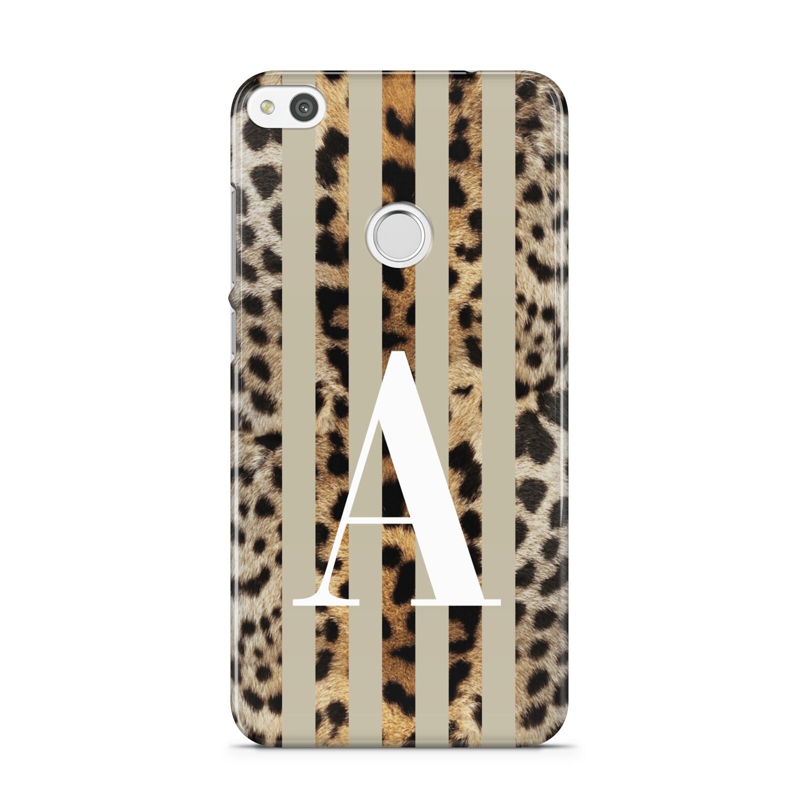 Personalised Leopard Stripes Huawei P8 Lite Case