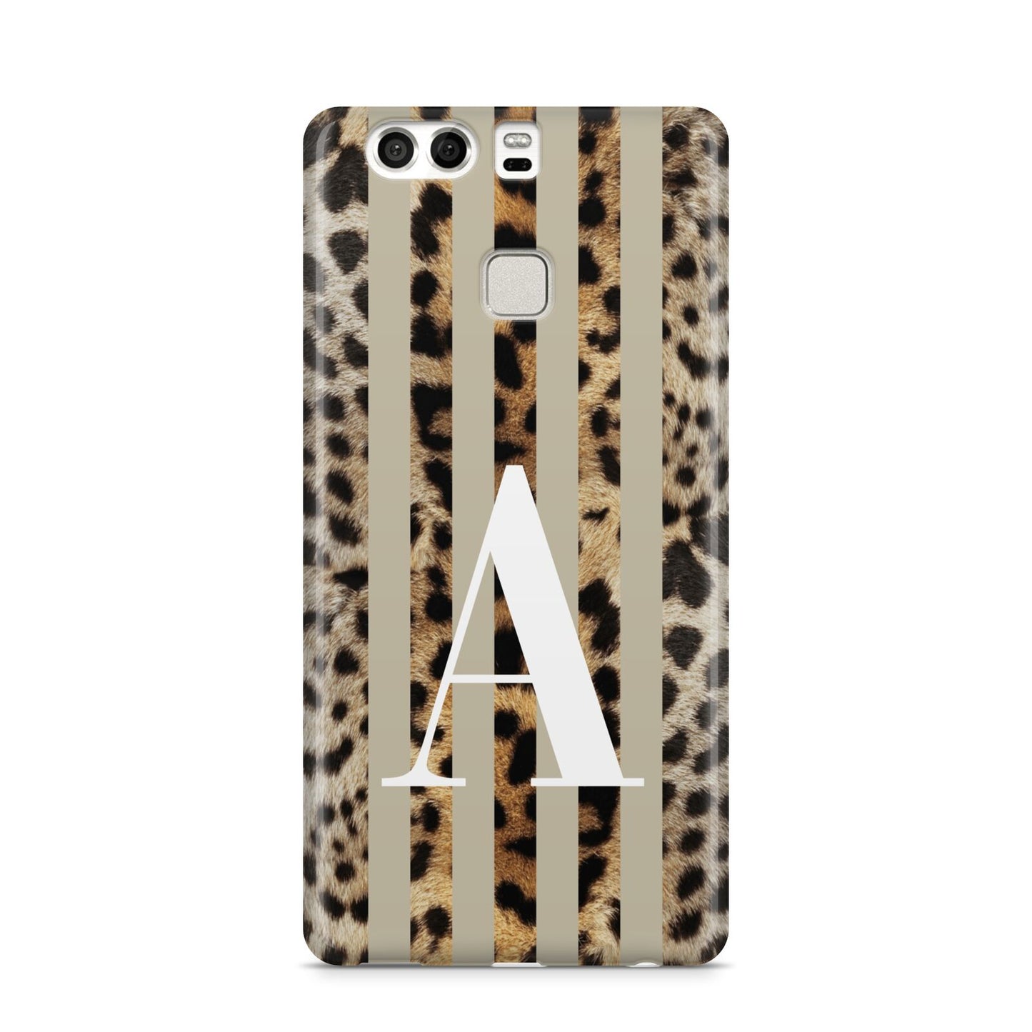 Personalised Leopard Stripes Huawei P9 Case