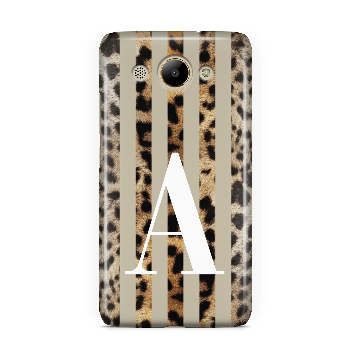 Personalised Leopard Stripes Huawei Y3 2017