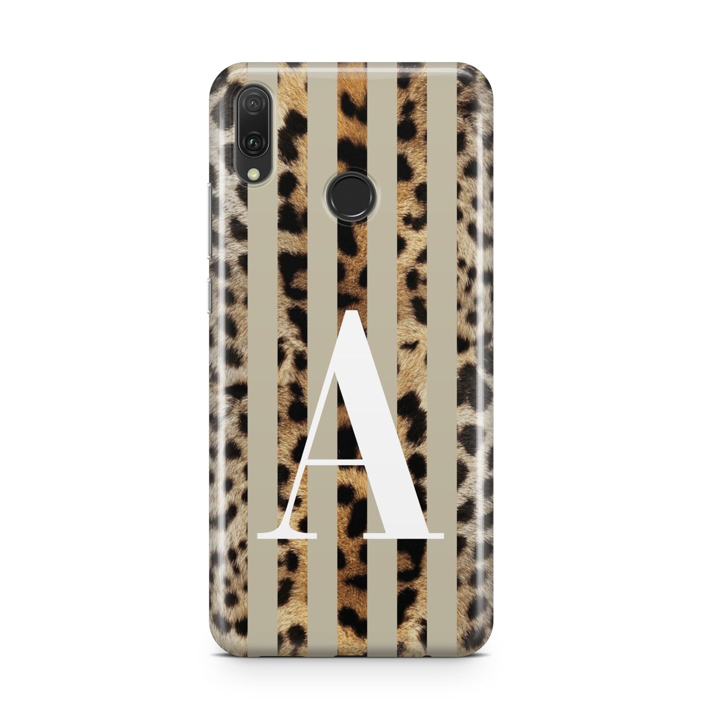 Personalised Leopard Stripes Huawei Y9 2019