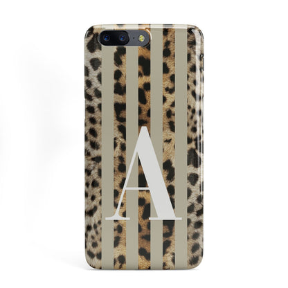 Personalised Leopard Stripes OnePlus Case