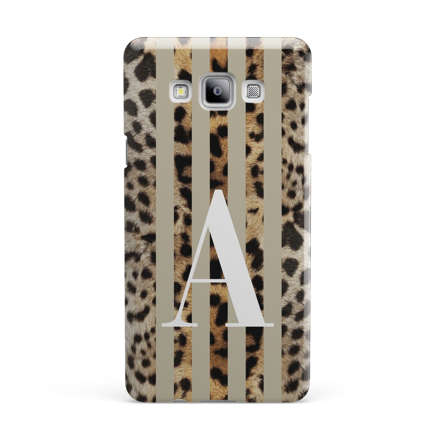 Personalised Leopard Stripes Samsung Galaxy A7 2015 Case