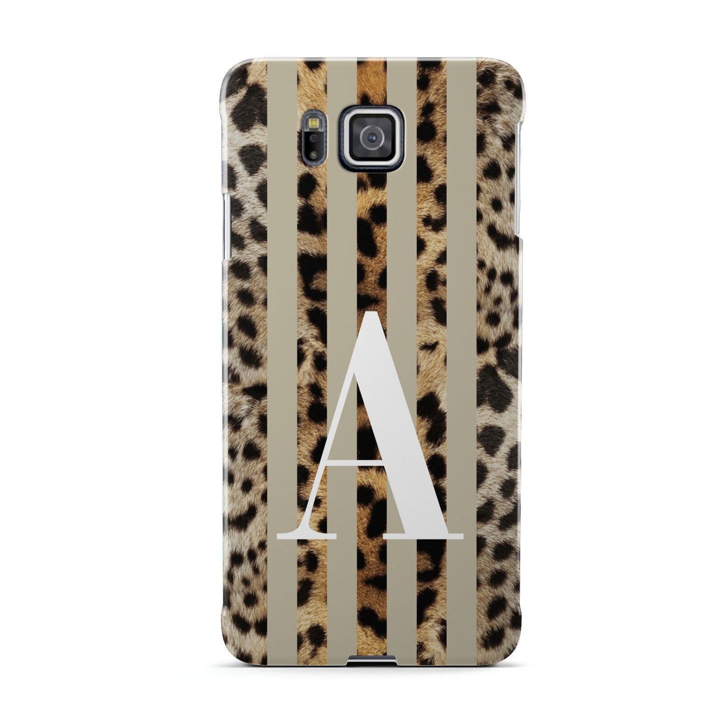 Personalised Leopard Stripes Samsung Galaxy Alpha Case