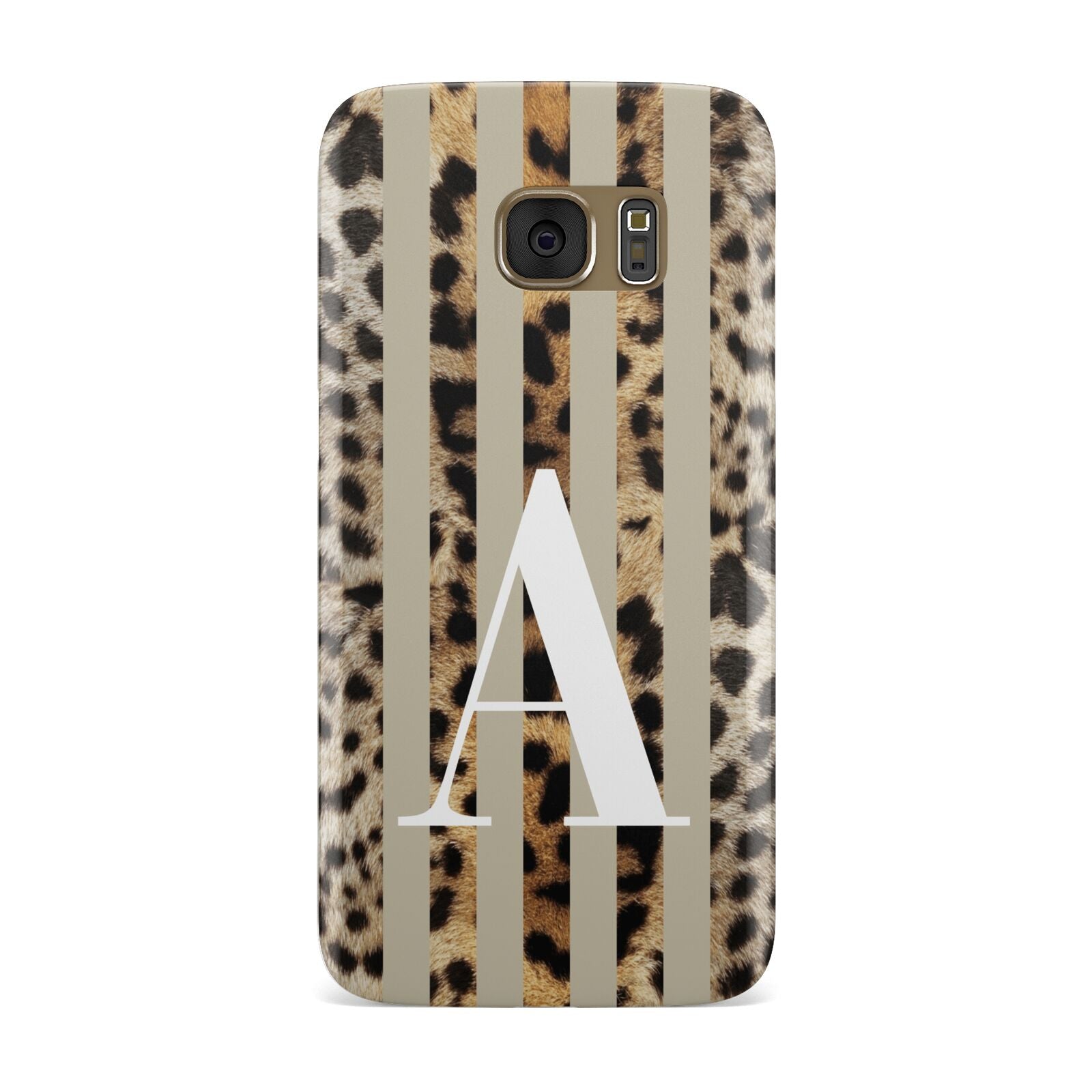 Personalised Leopard Stripes Samsung Galaxy Case