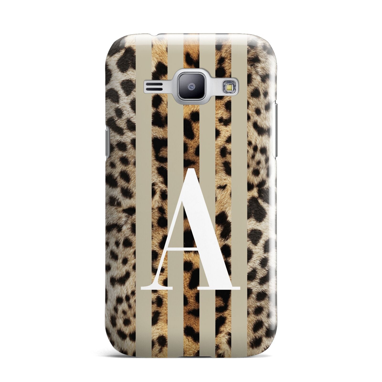 Personalised Leopard Stripes Samsung Galaxy J1 2015 Case