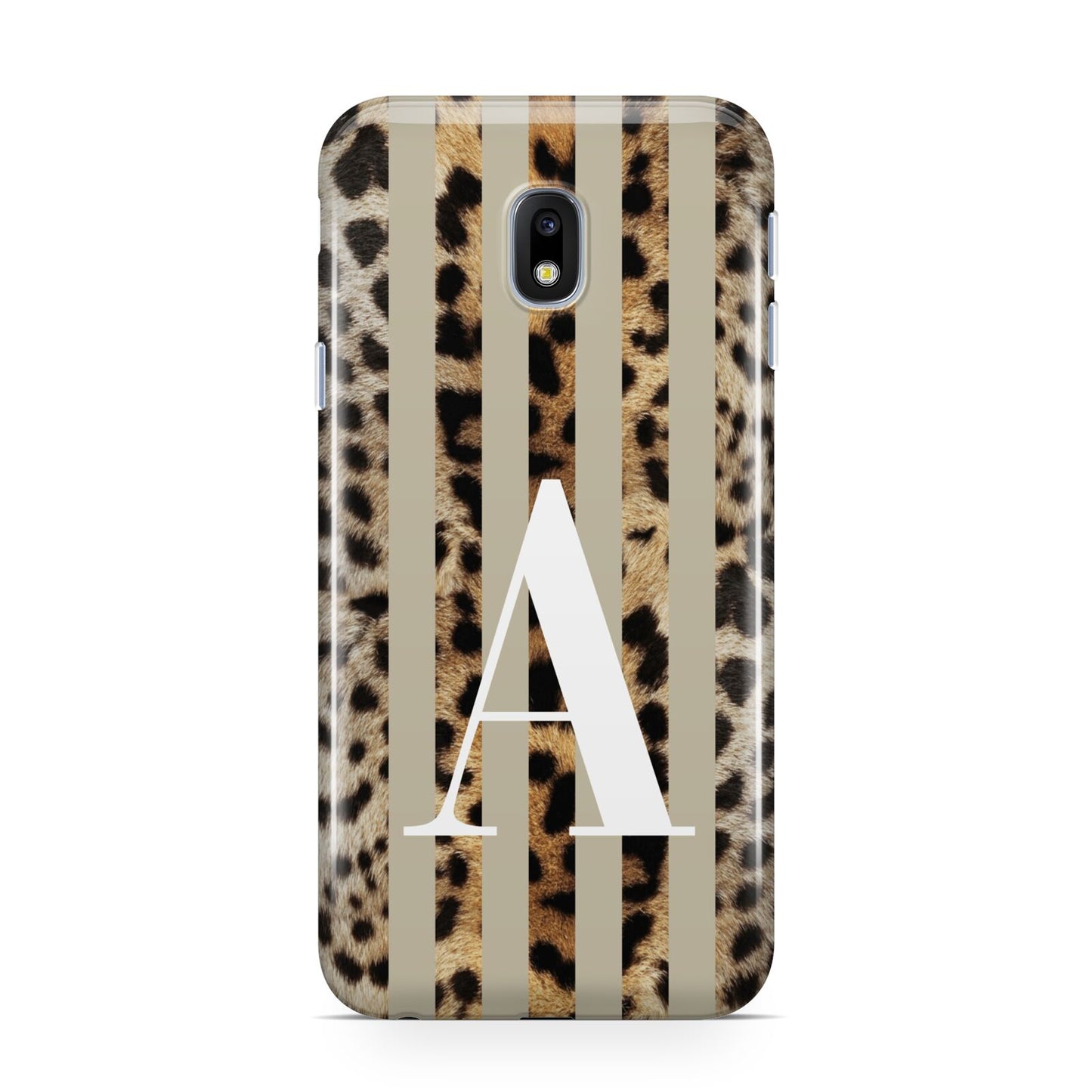 Personalised Leopard Stripes Samsung Galaxy J3 2017 Case