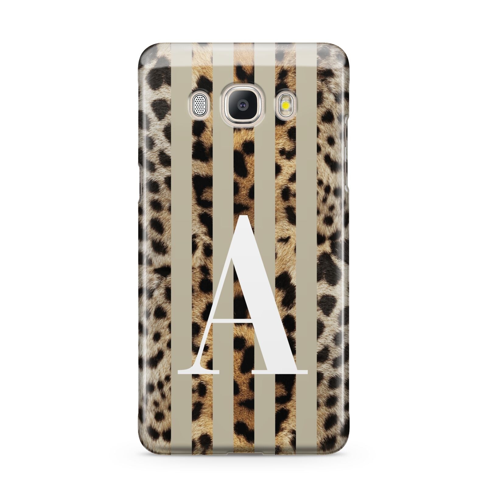 Personalised Leopard Stripes Samsung Galaxy J5 2016 Case