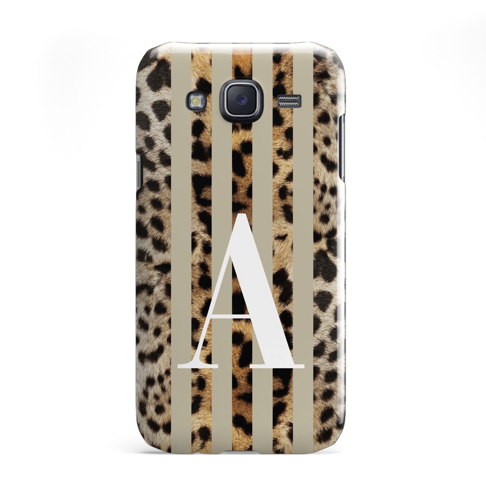 Personalised Leopard Stripes Samsung Galaxy J5 Case