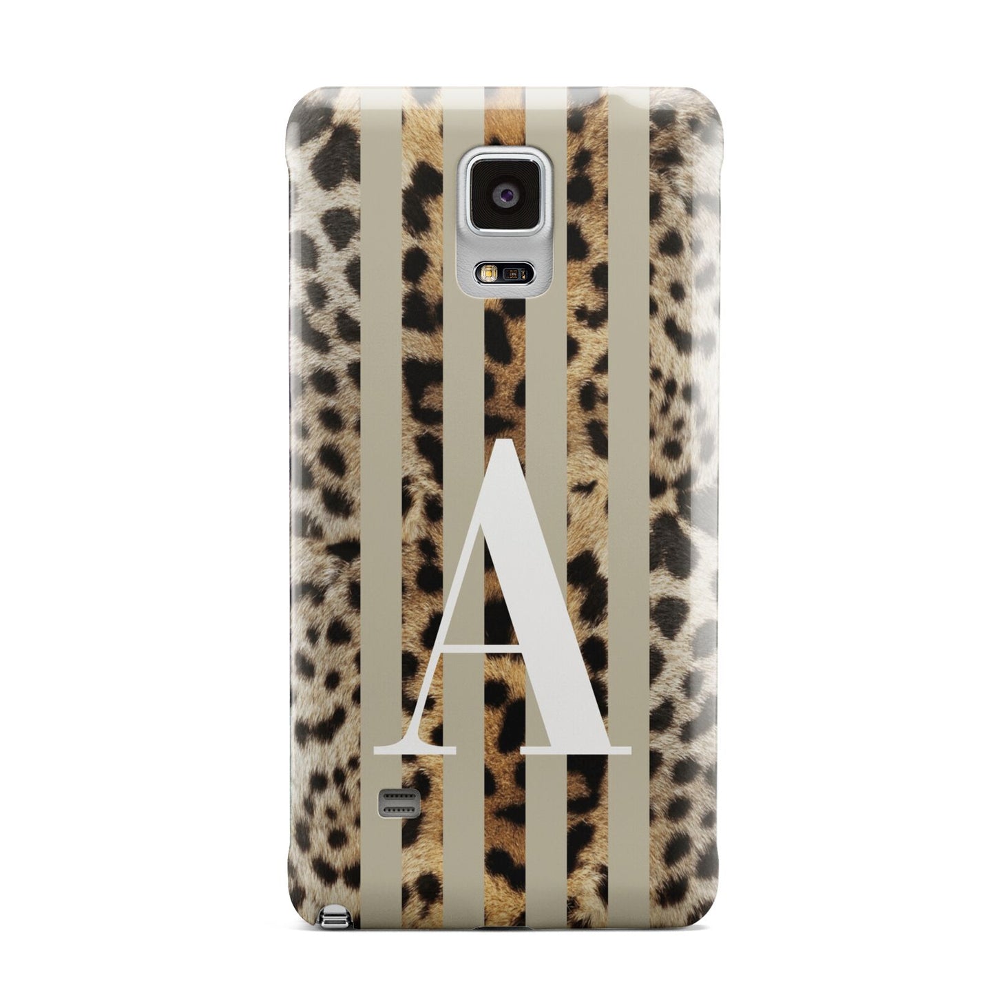 Personalised Leopard Stripes Samsung Galaxy Note 4 Case