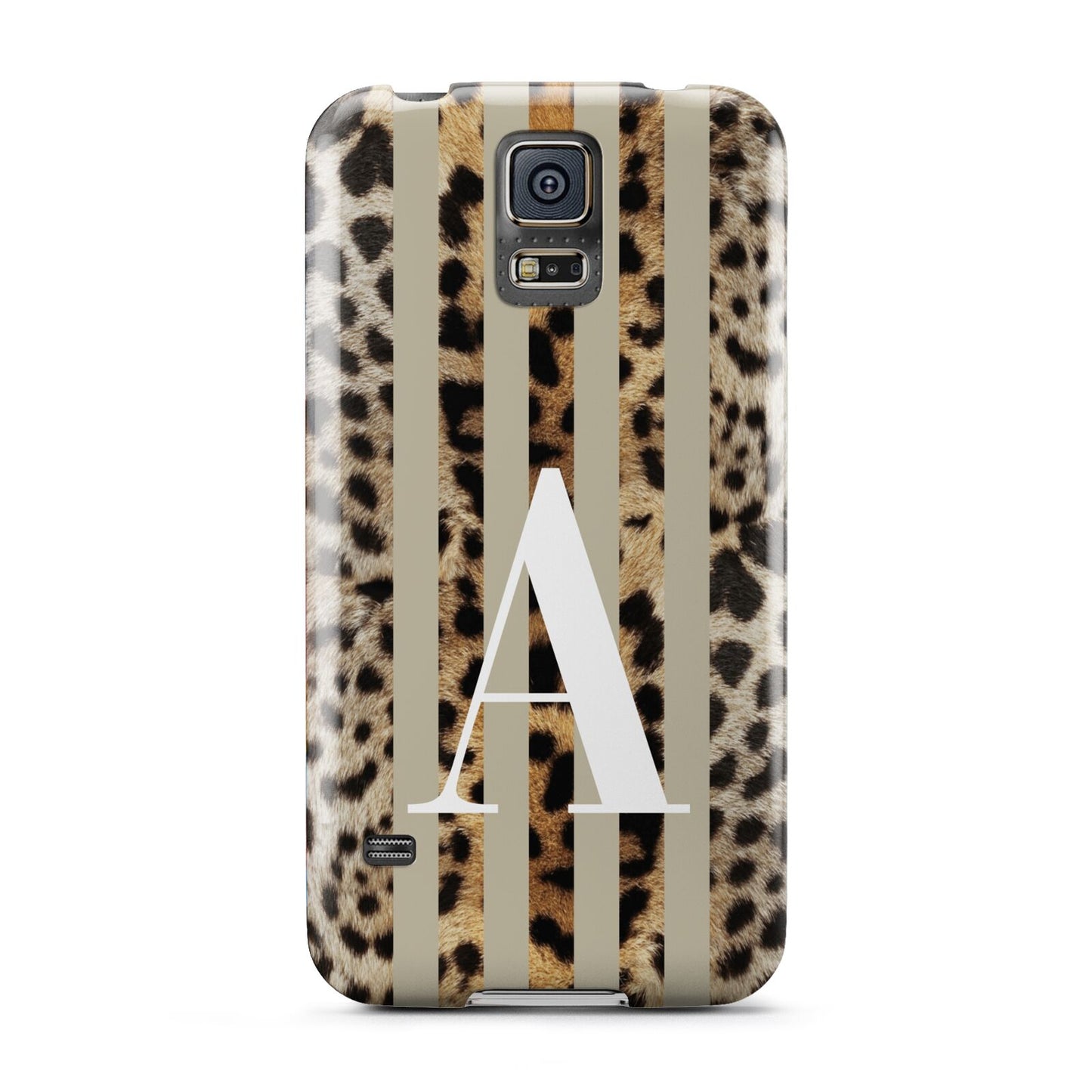 Personalised Leopard Stripes Samsung Galaxy S5 Case