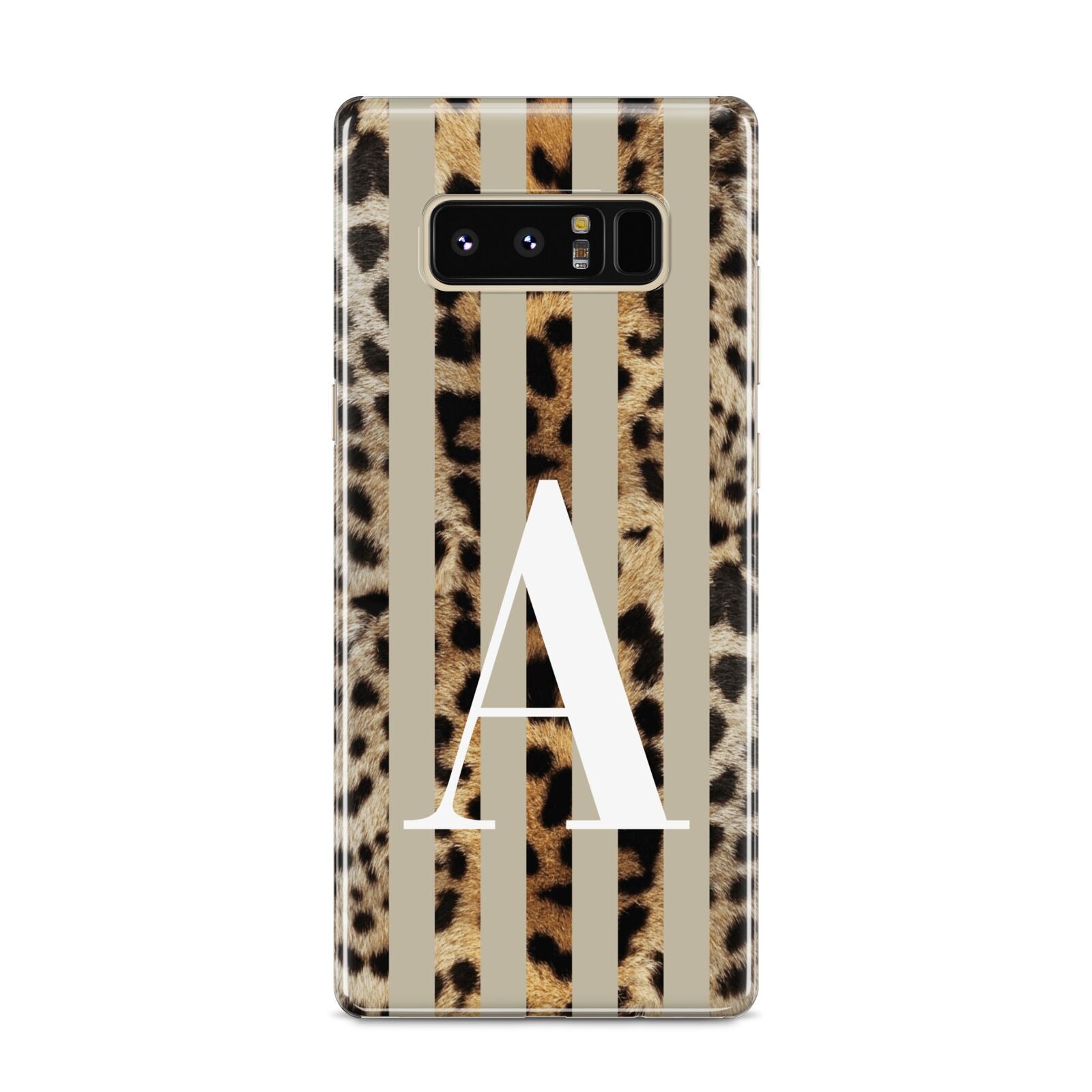 Personalised Leopard Stripes Samsung Galaxy S8 Case