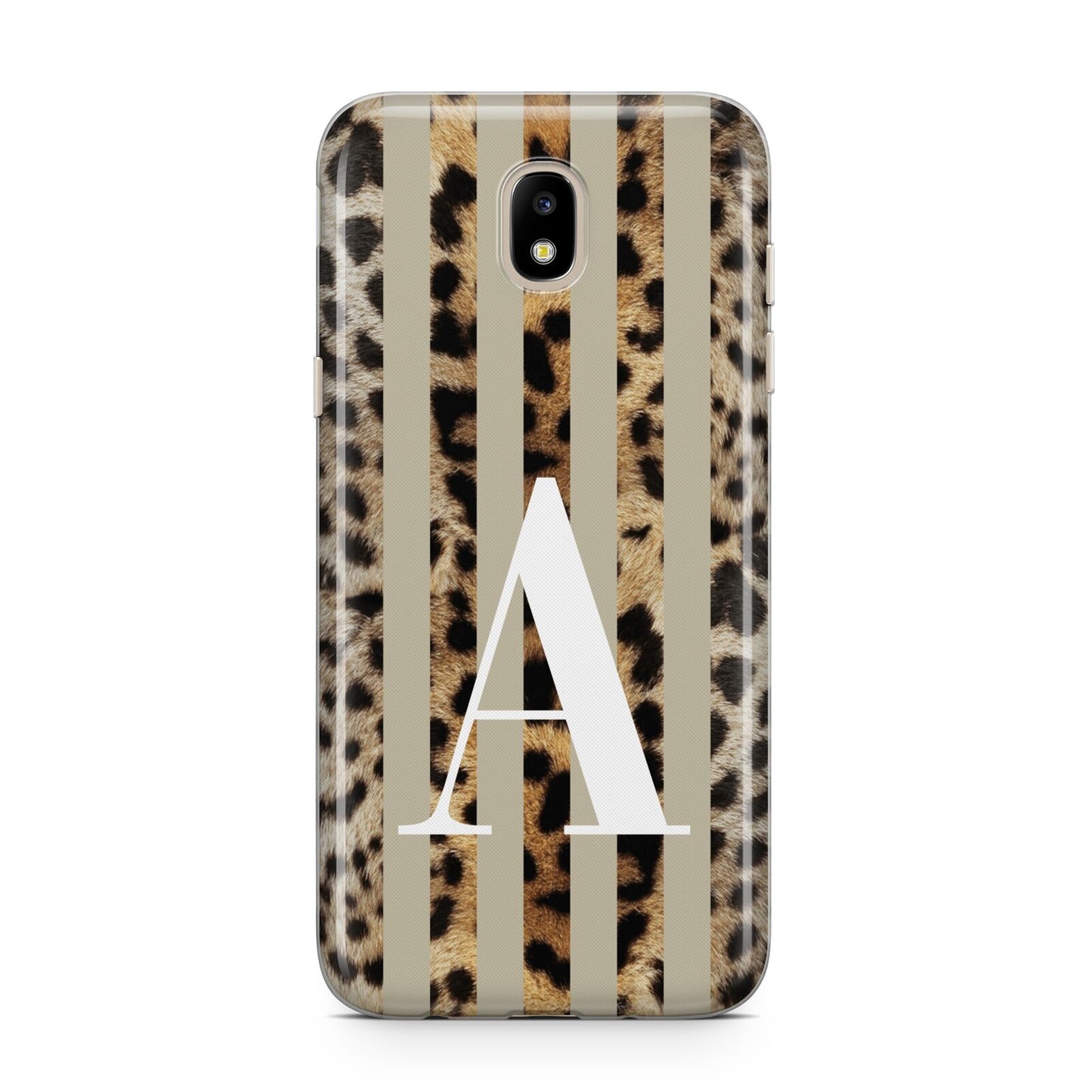 Personalised Leopard Stripes Samsung J5 2017 Case