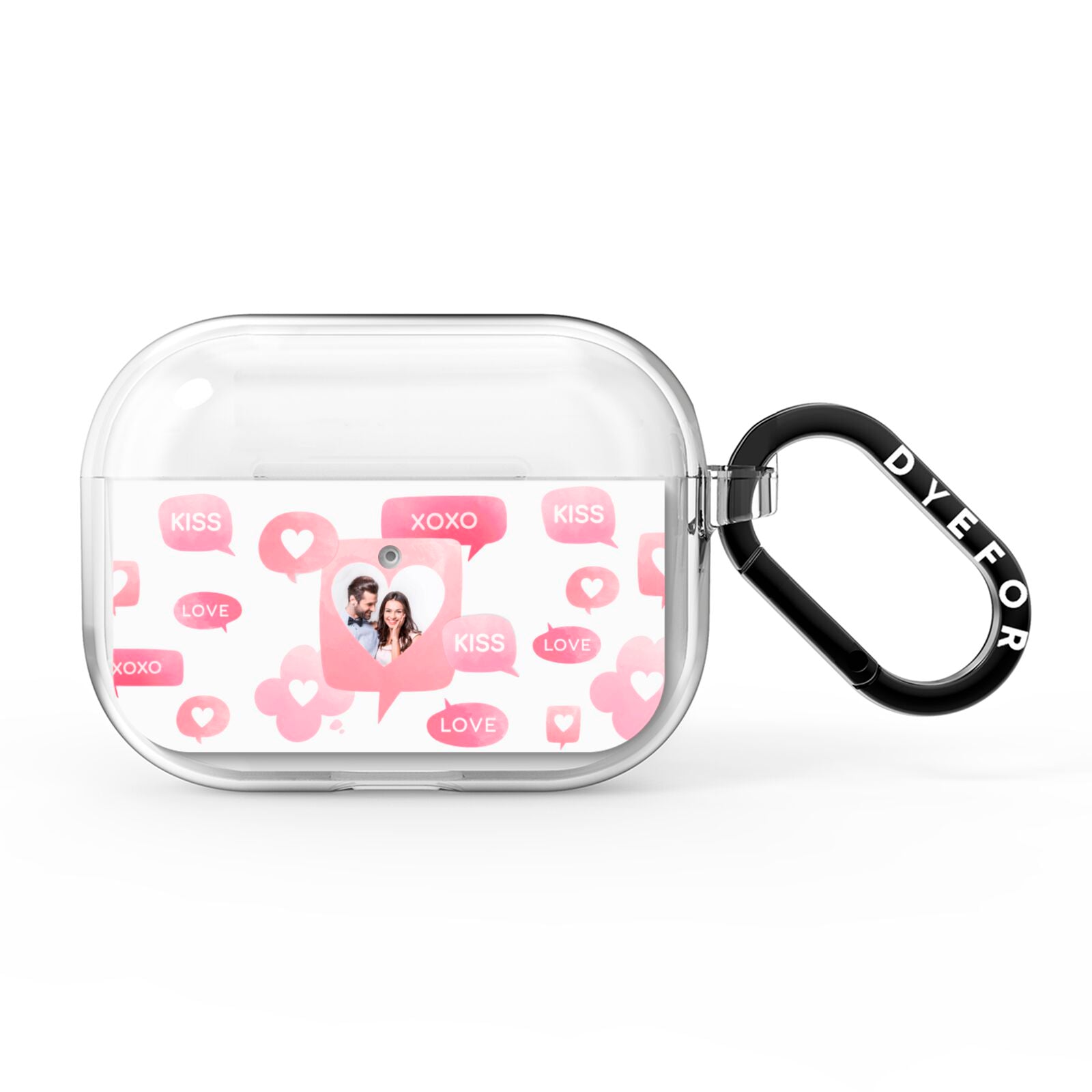 Personalised Likes Photo AirPods Pro Clear Case