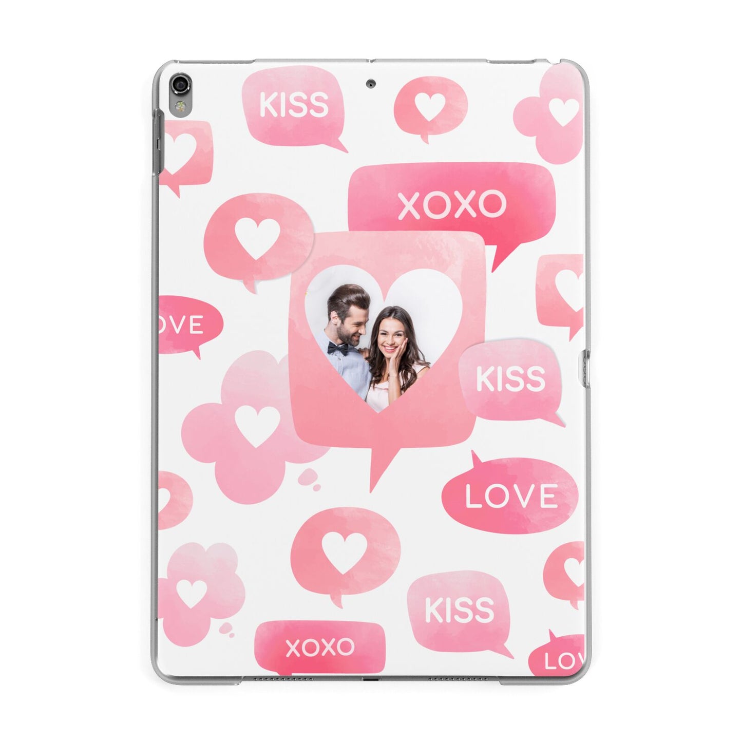 Personalised Likes Photo Apple iPad Grey Case