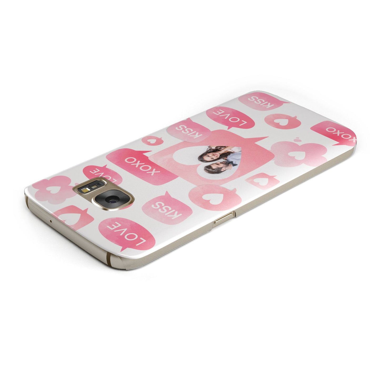 Personalised Likes Photo Samsung Galaxy Case Top Cutout