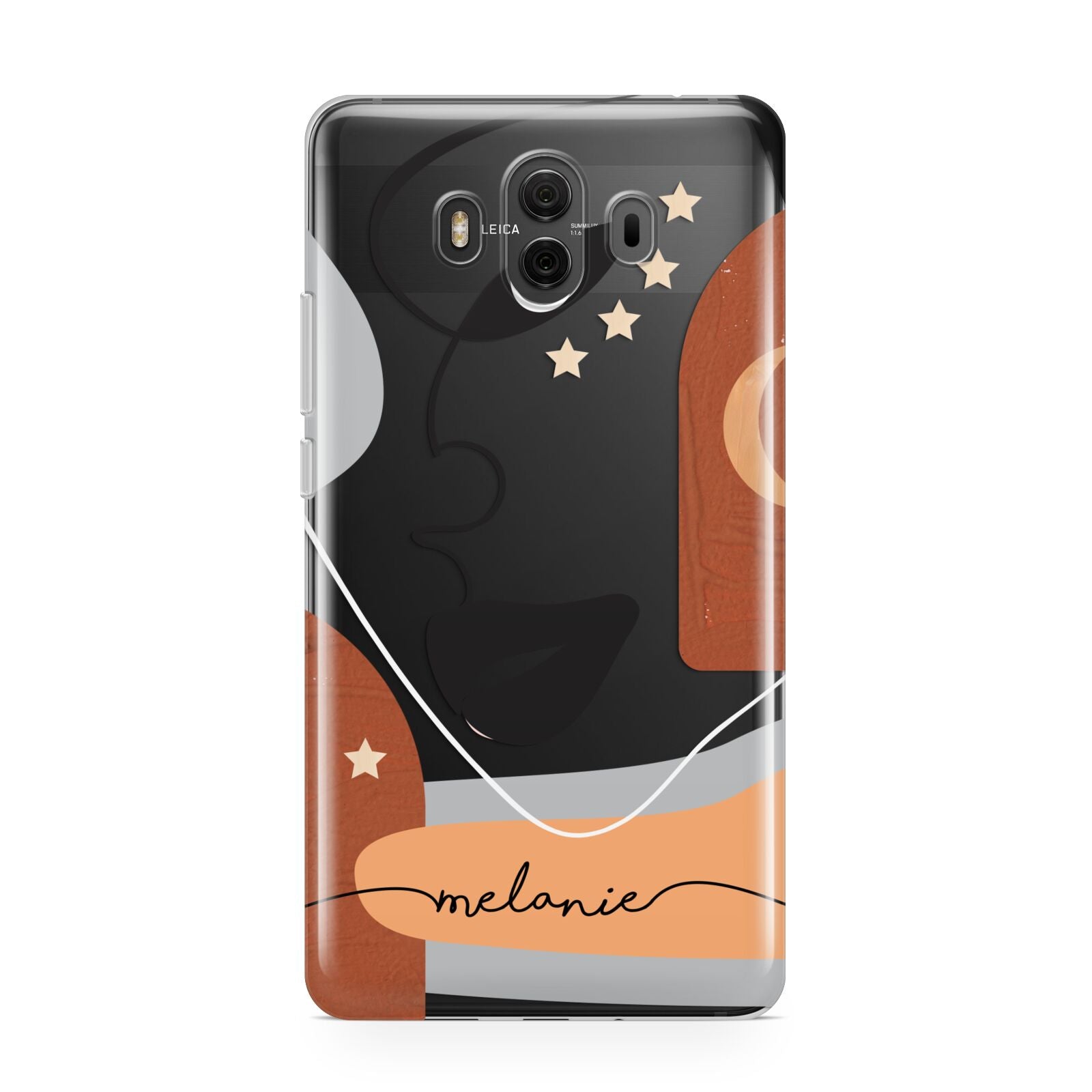 Personalised Line Art Huawei Mate 10 Protective Phone Case