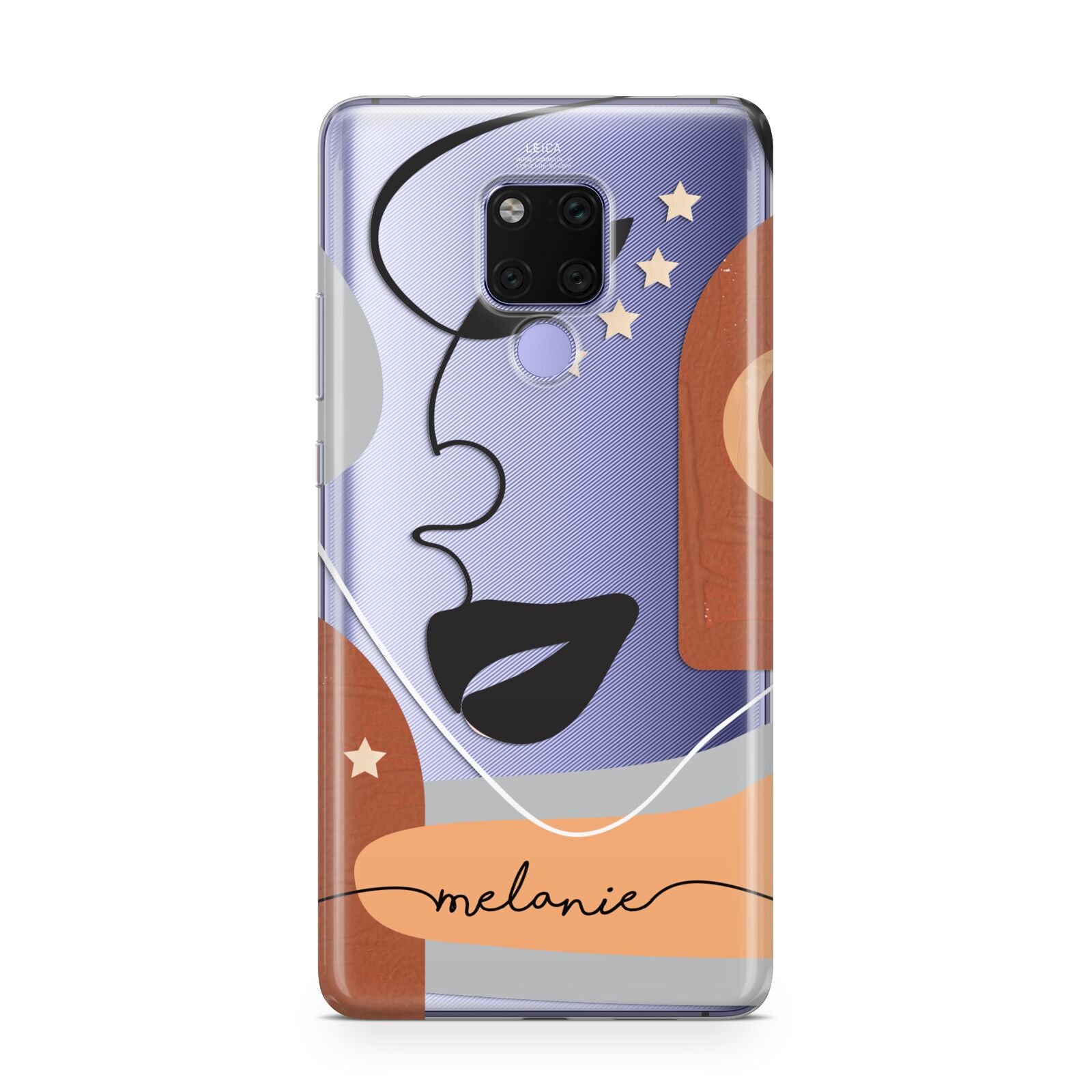 Personalised Line Art Huawei Mate 20X Phone Case