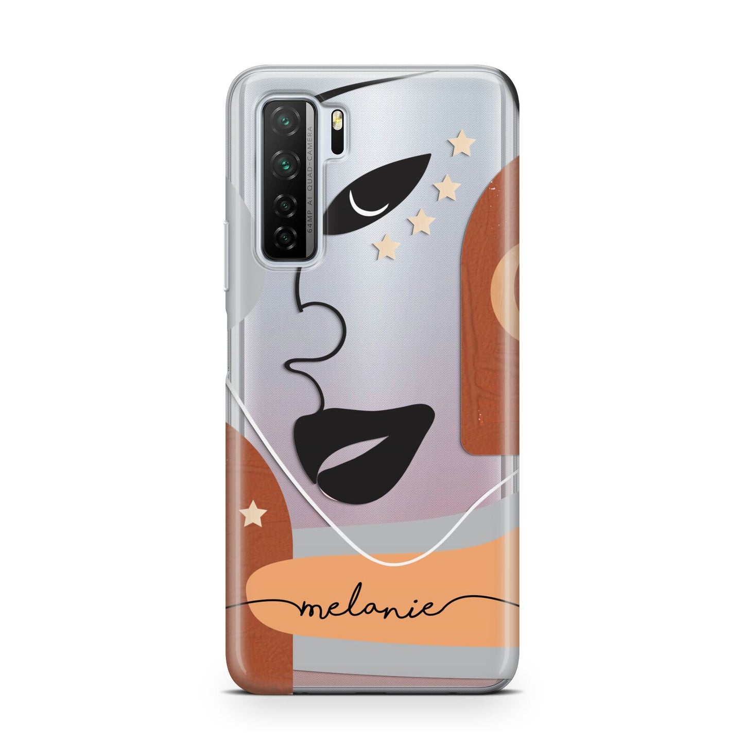 Personalised Line Art Huawei P40 Lite 5G Phone Case