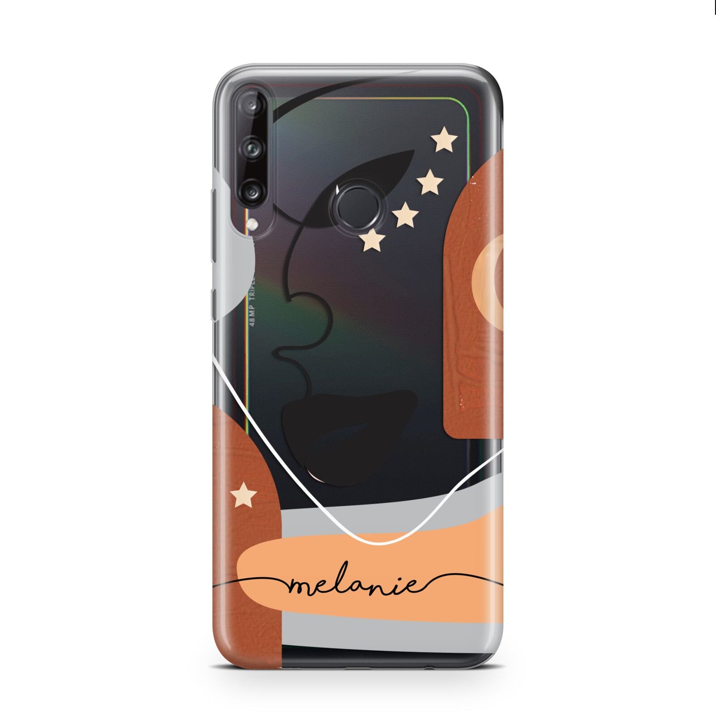 Personalised Line Art Huawei P40 Lite E Phone Case