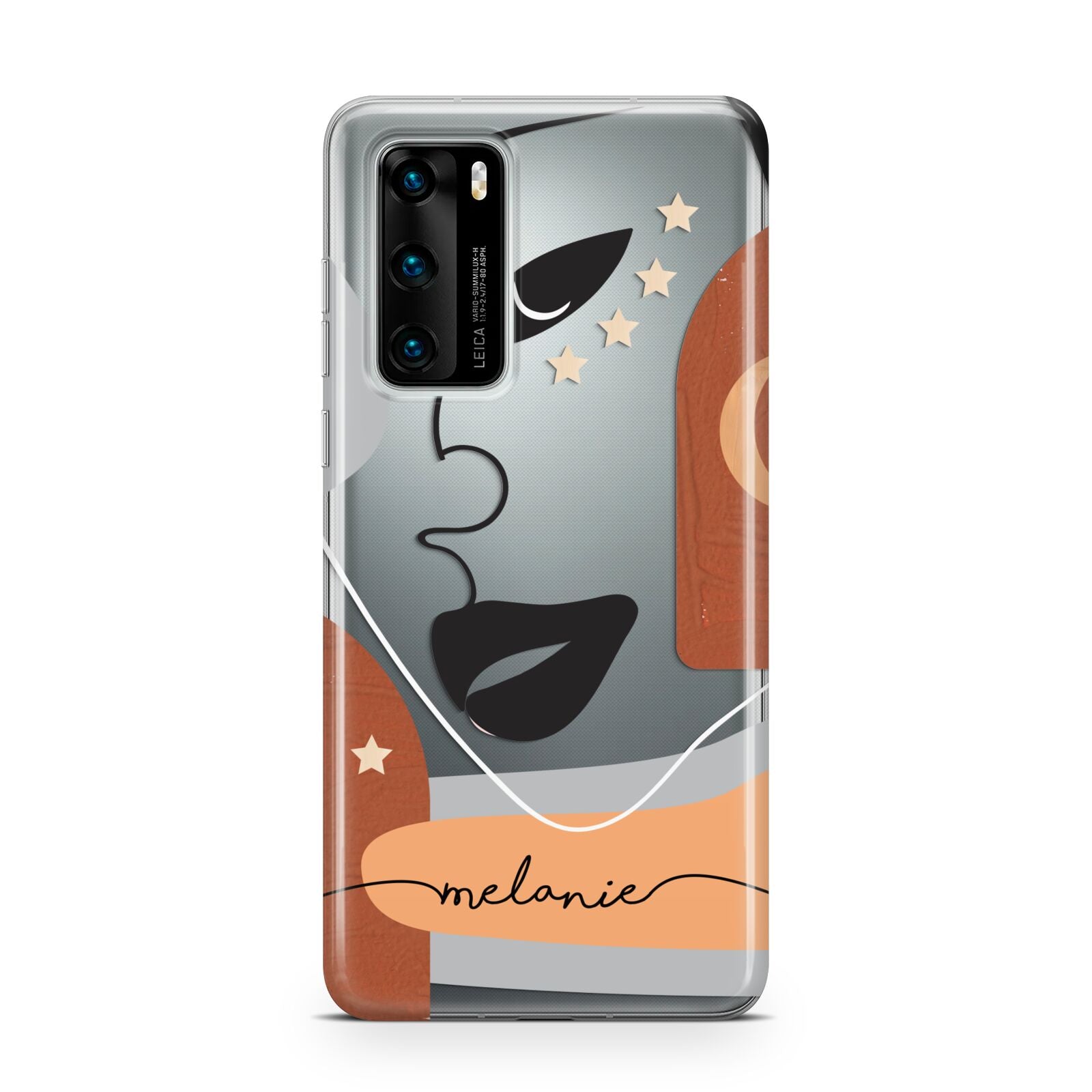 Personalised Line Art Huawei P40 Phone Case