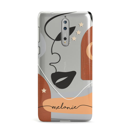 Personalised Line Art Nokia Case