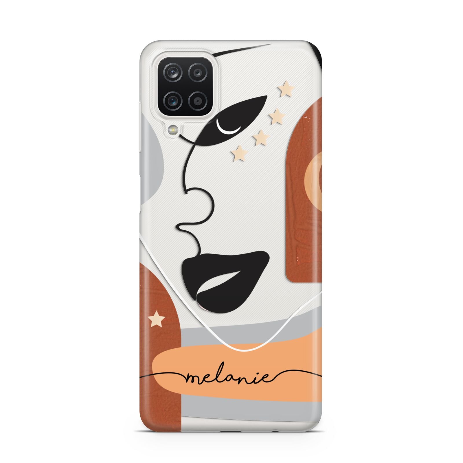 Personalised Line Art Samsung A12 Case