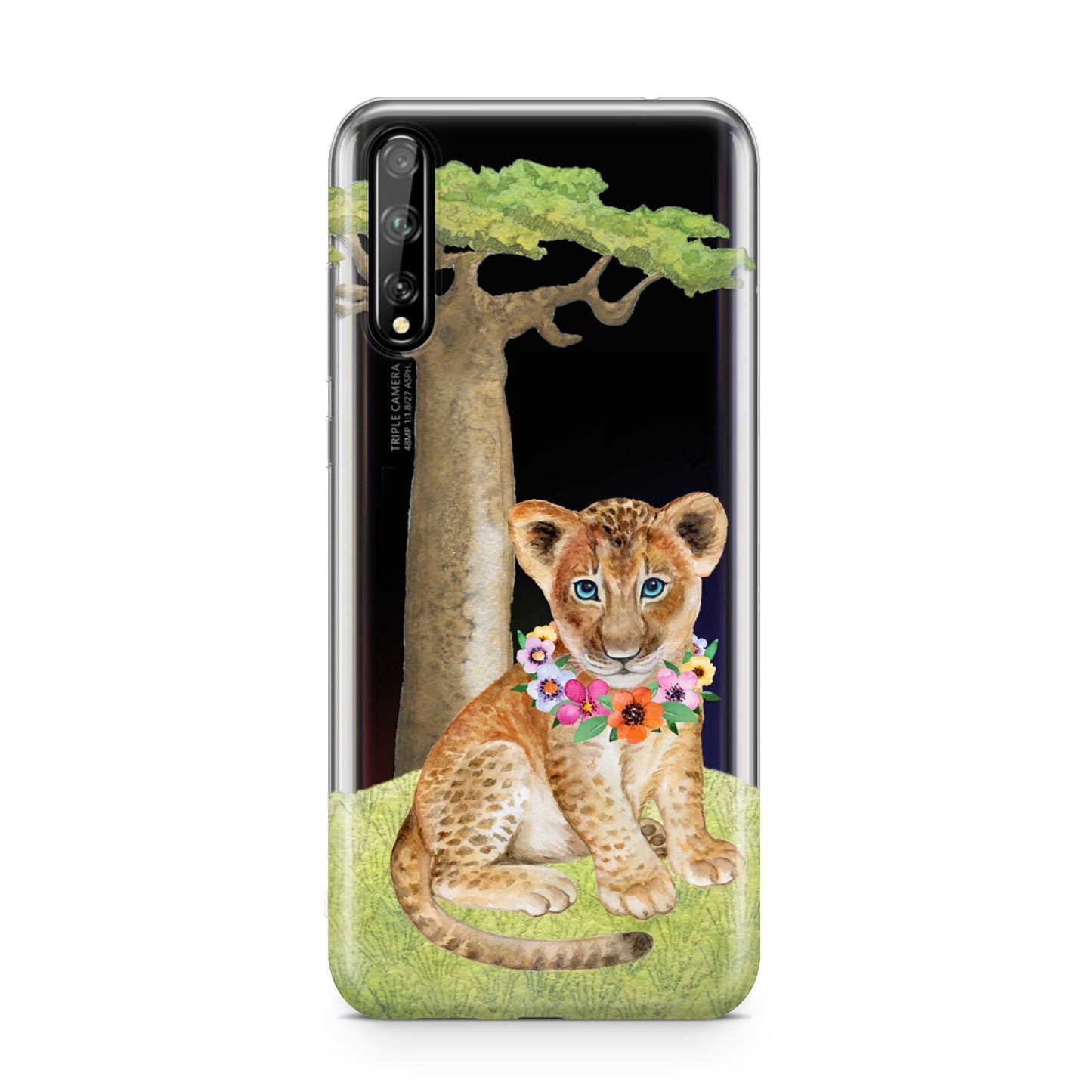 Personalised Lion Cub Huawei Enjoy 10s Phone Case