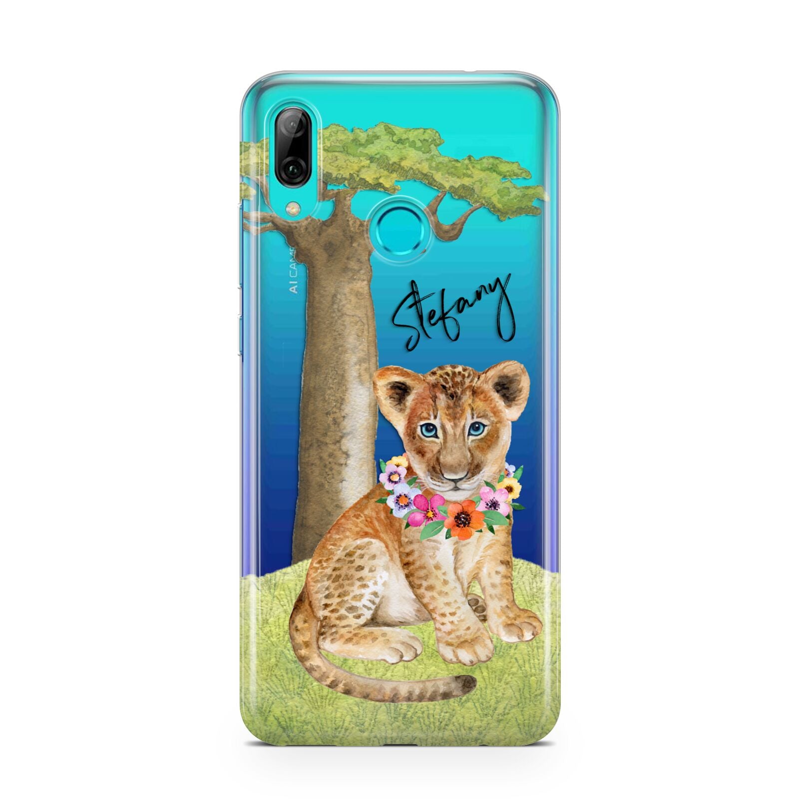 Personalised Lion Cub Huawei P Smart 2019 Case