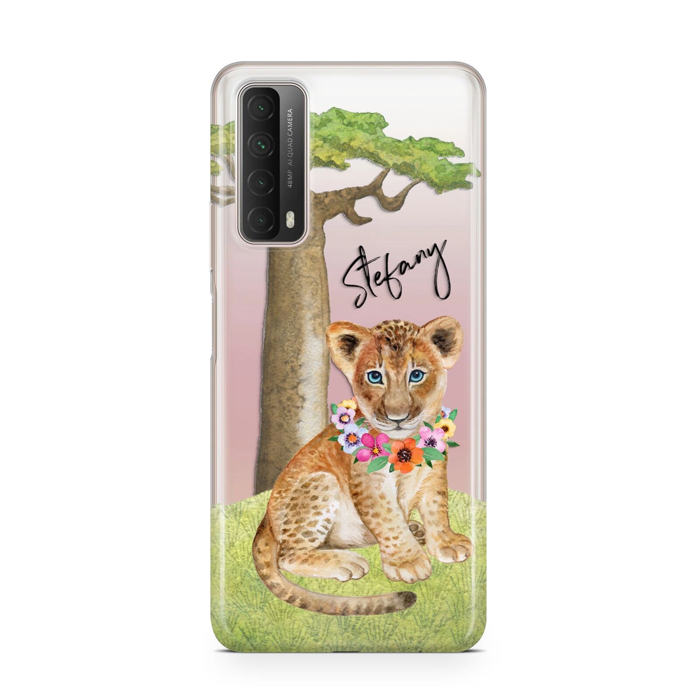 Personalised Lion Cub Huawei P Smart 2021