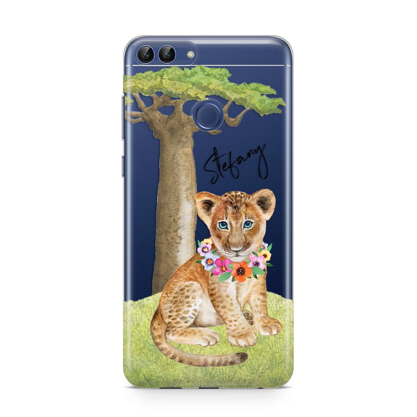 Personalised Lion Cub Huawei P Smart Case