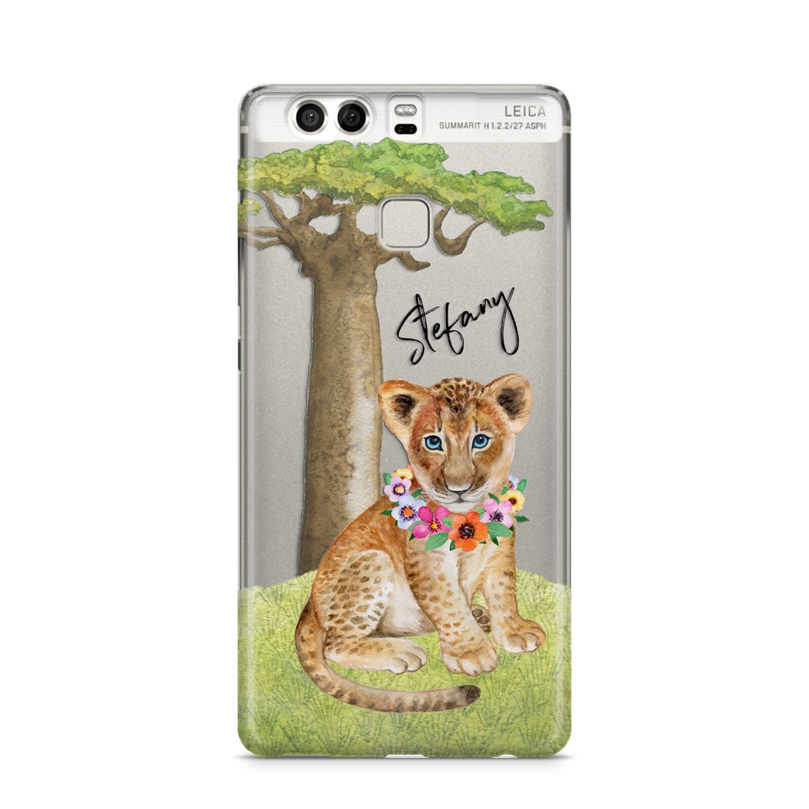 Personalised Lion Cub Huawei P9 Case