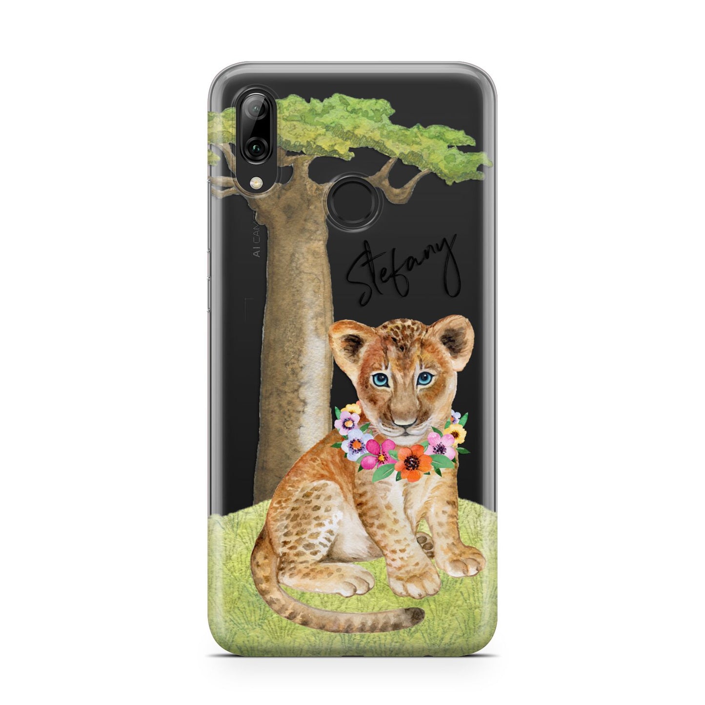 Personalised Lion Cub Huawei Y7 2019