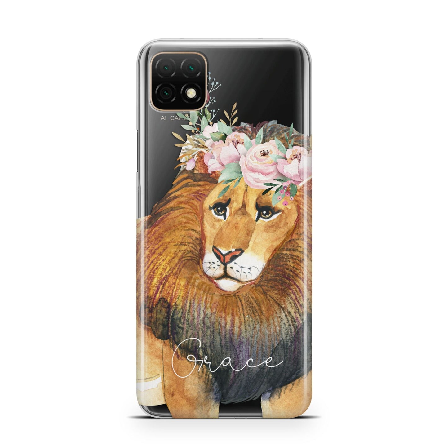 Personalised Lion Huawei Enjoy 20 Phone Case