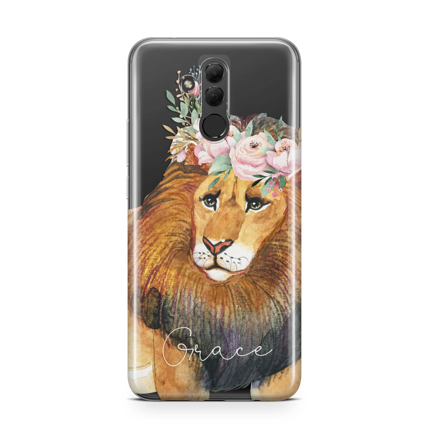 Personalised Lion Huawei Mate 20 Lite