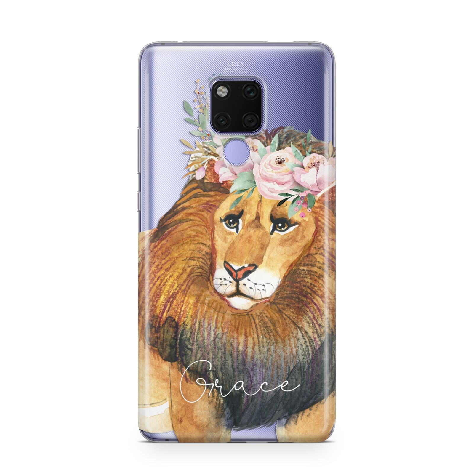 Personalised Lion Huawei Mate 20X Phone Case