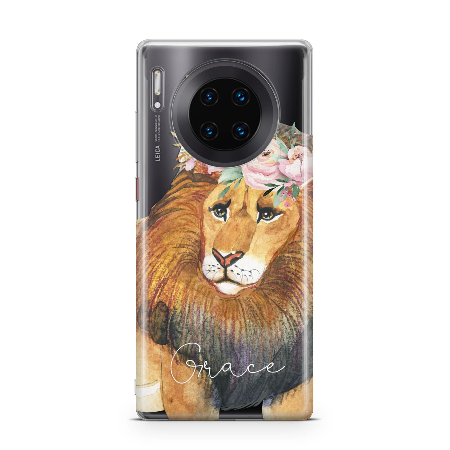 Personalised Lion Huawei Mate 30 Pro Phone Case