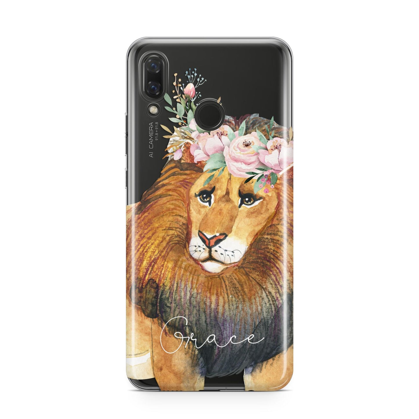 Personalised Lion Huawei Nova 3 Phone Case