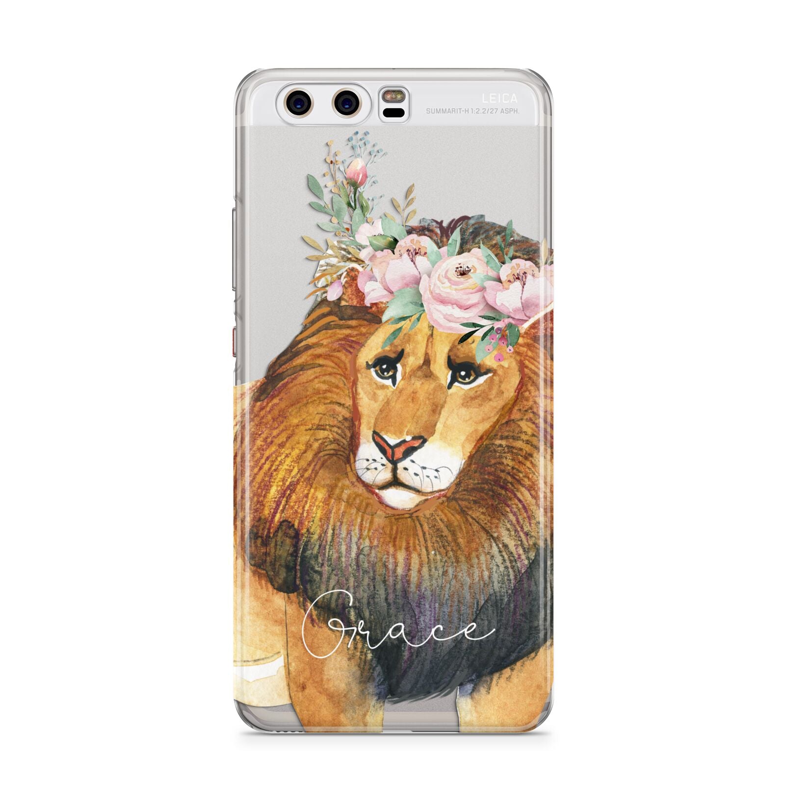 Personalised Lion Huawei P10 Phone Case