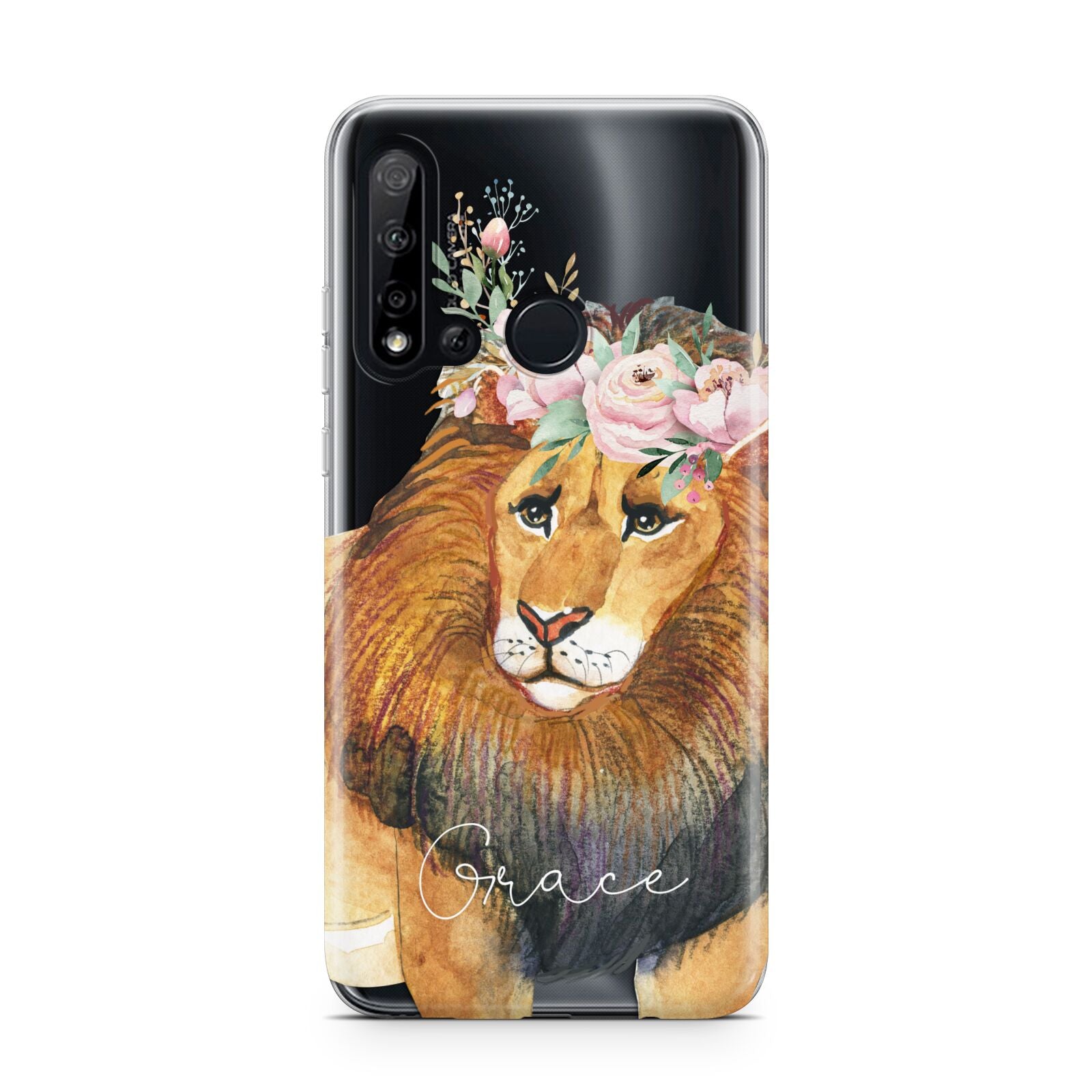 Personalised Lion Huawei P20 Lite 5G Phone Case