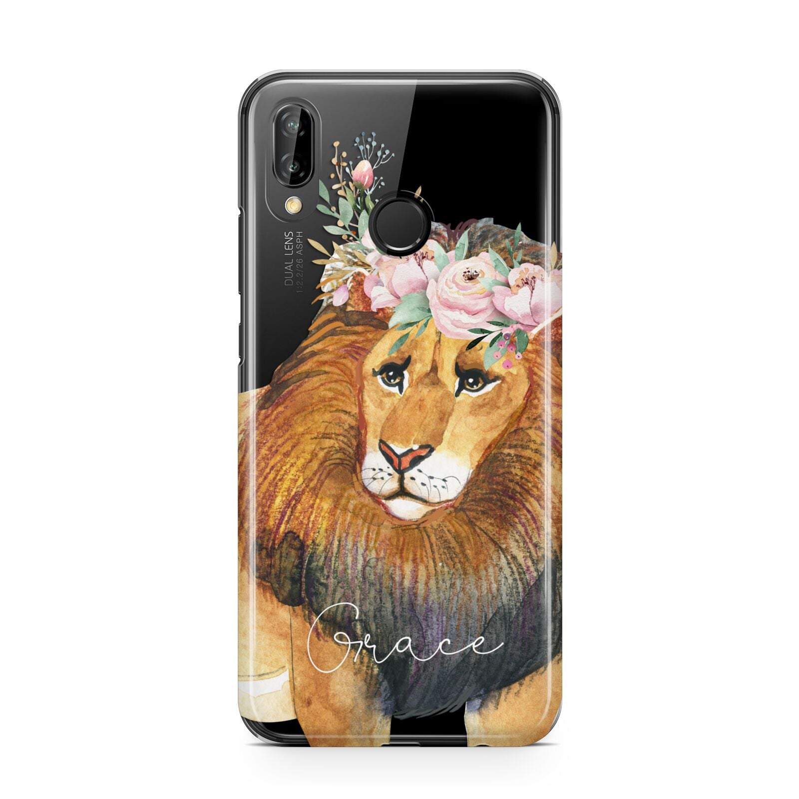 Personalised Lion Huawei P20 Lite Phone Case